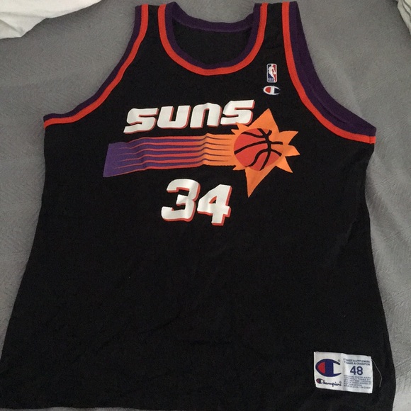 black charles barkley suns jersey